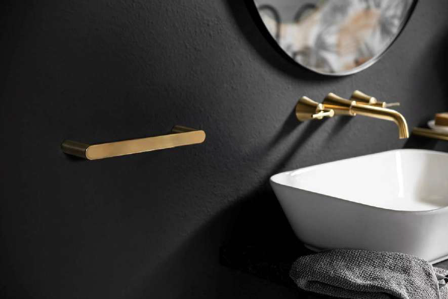 Las griferías y los accesorios de baño dorados son tendencia, descubre por  qué - Foto 1