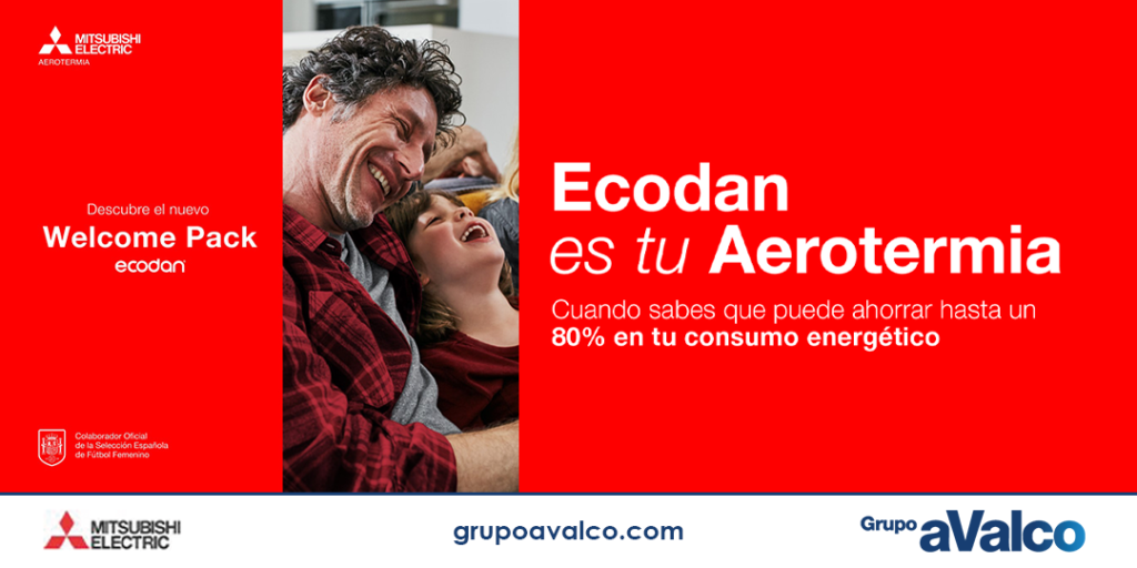 Mitsubishi Electric lanza su Welcome Pack para usuarios que cuenten con Aerotermia ECODAN