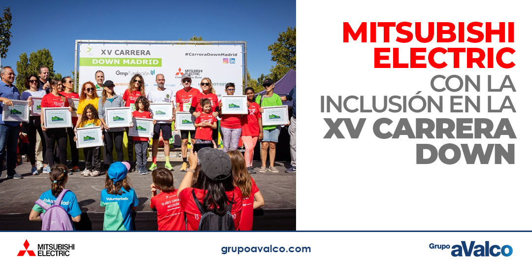 MITSUBISHI ELECTRIC con la inclusión en la XV Carrera Down