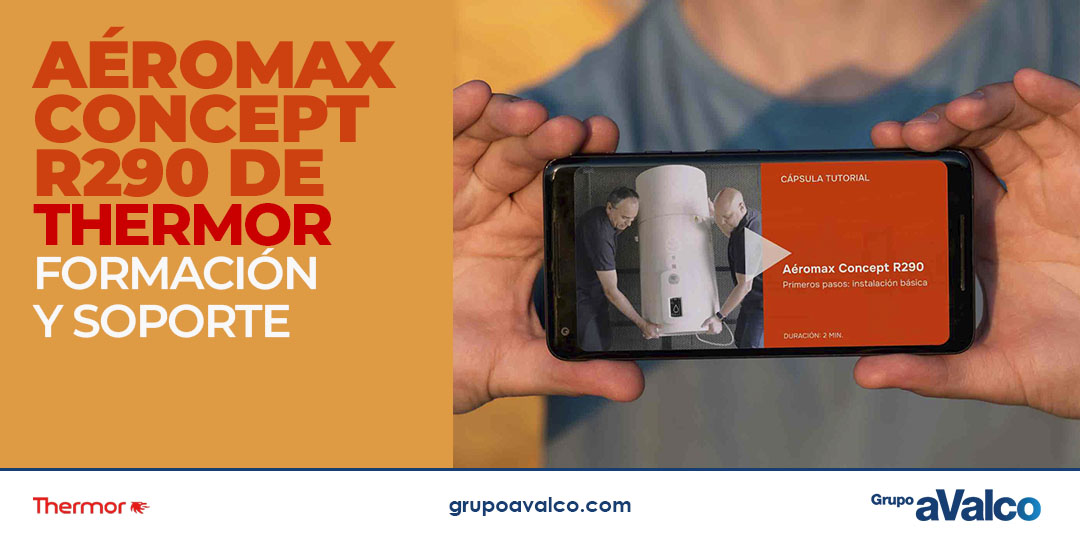 Aéromax Concept R290 de THERMOR: formación y soporte