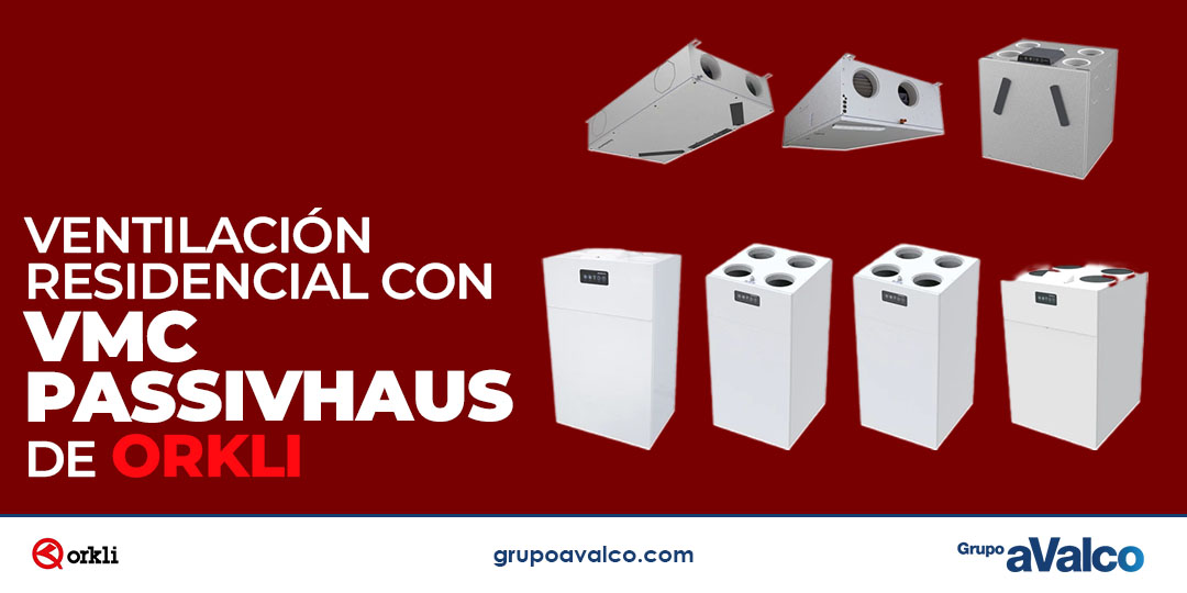 Ventilación residencial con VMC Passivhaus de ORKLI