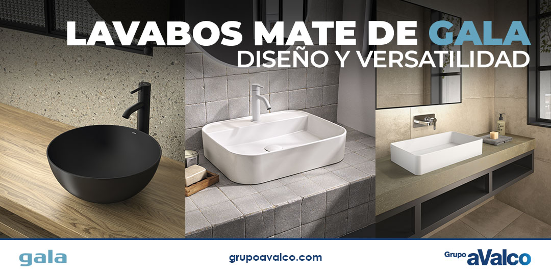 GALA: Lavabos mate, diseño y versatilidad