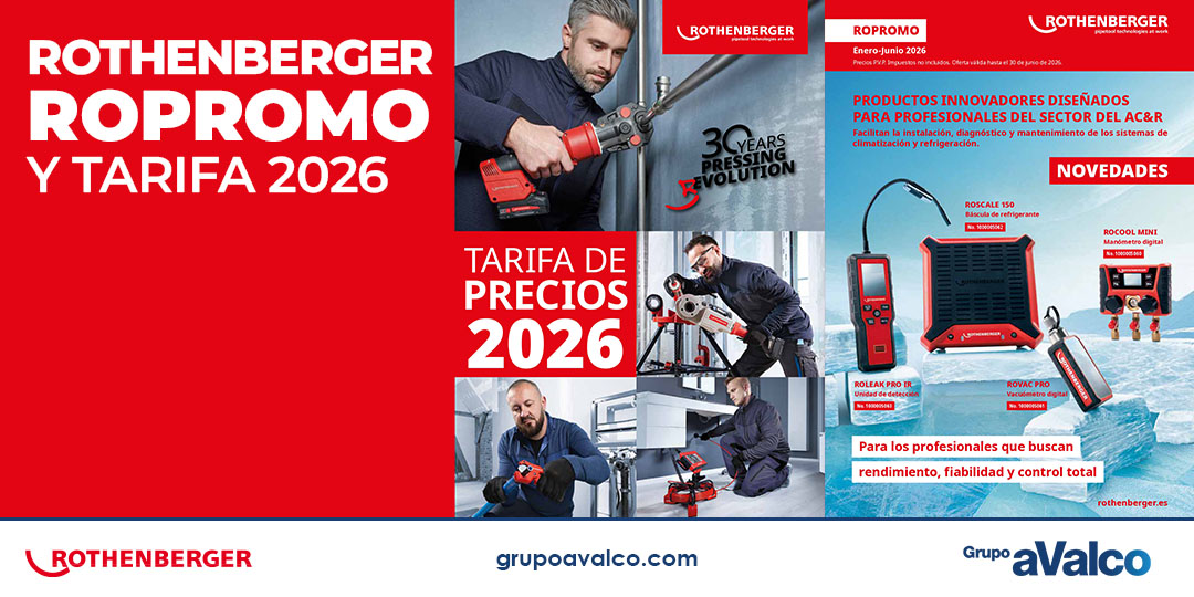 ROTHENBERGER: ROPROMO y tarifa 2026