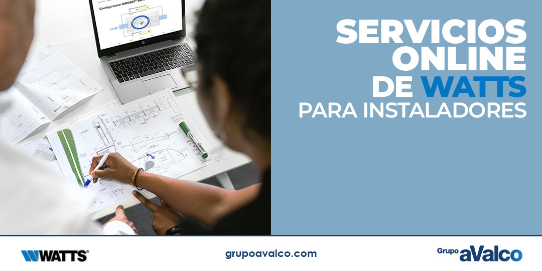 Servicios online de WATTS para instaladores