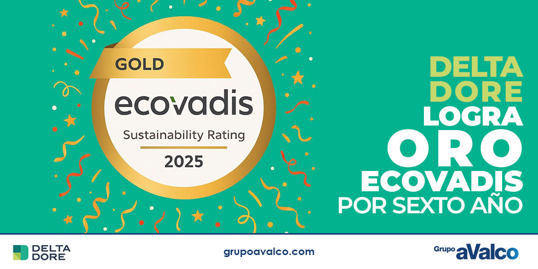 DELTA DORE logra Oro EcoVadis por sexto año