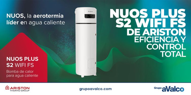 NUOS PLUS S2 WIFI FS de ARISTON: eficiencia y control total