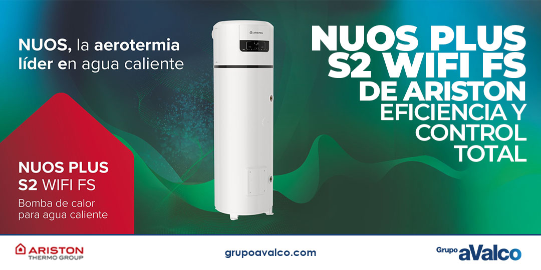 NUOS PLUS S2 WIFI FS de ARISTON: eficiencia y control total