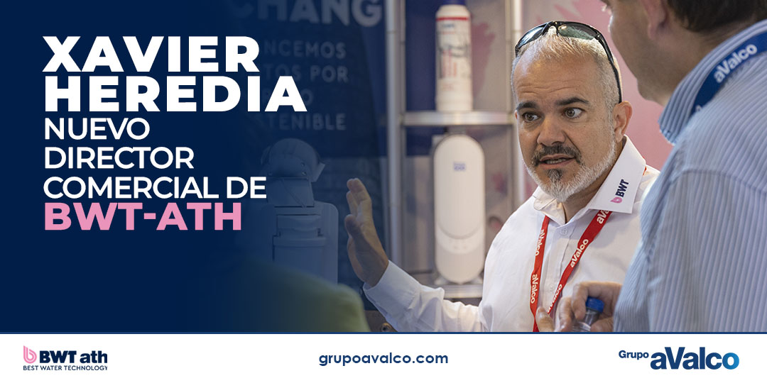 Xavier Heredia, nuevo director comercial de BWT-ATH