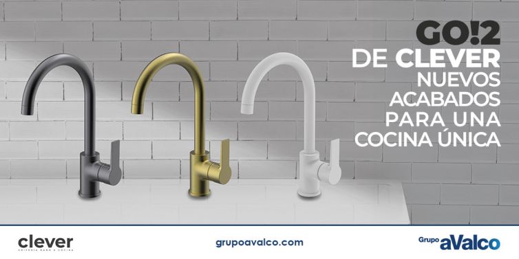 GO!2 de CLEVER: Nuevos acabados para una cocina única