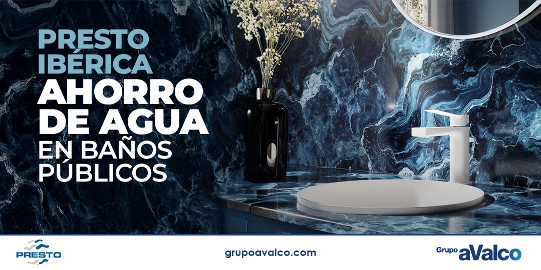 Ahorro de agua con PRESTO IBÉRICA en baños públicos