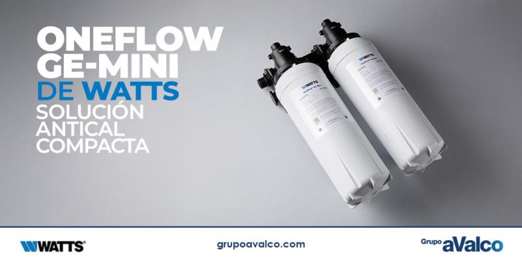 OneFlow Ge-Mini de WATTS: solución antical compacta