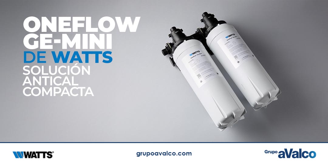 OneFlow Ge-Mini de WATTS: solución antical compacta