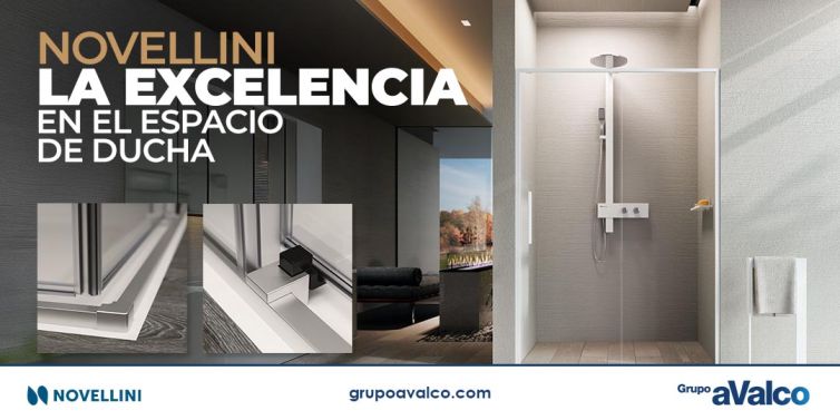 NOVELLINI y la excelencia en el espacio de ducha