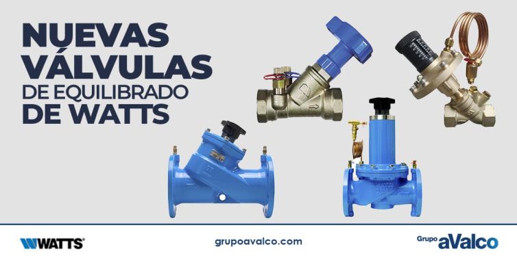 Válvulas de equilibrado WATTS: control y eficiencia