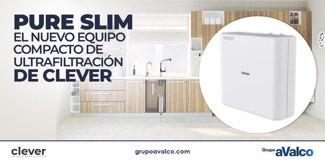 PURE SLIM de CLEVER: filtración eficiente
