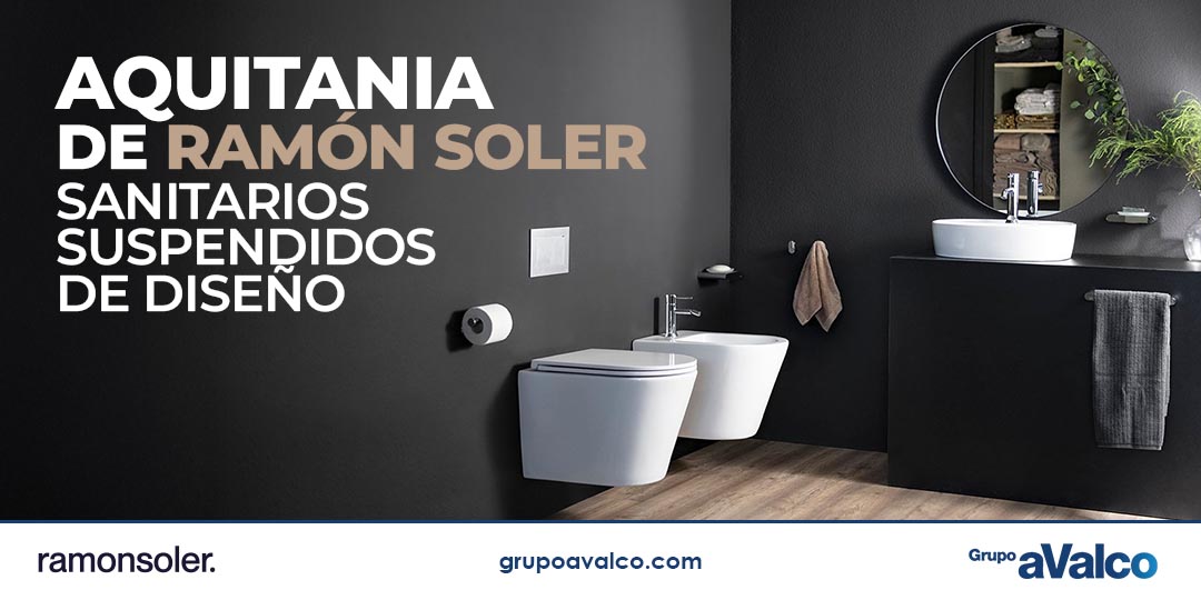 Aquitania de RAMÓN SOLER: sanitarios suspendidos de diseño