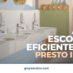 Aseos escolares eficientes con PRESTO IBÉRICA