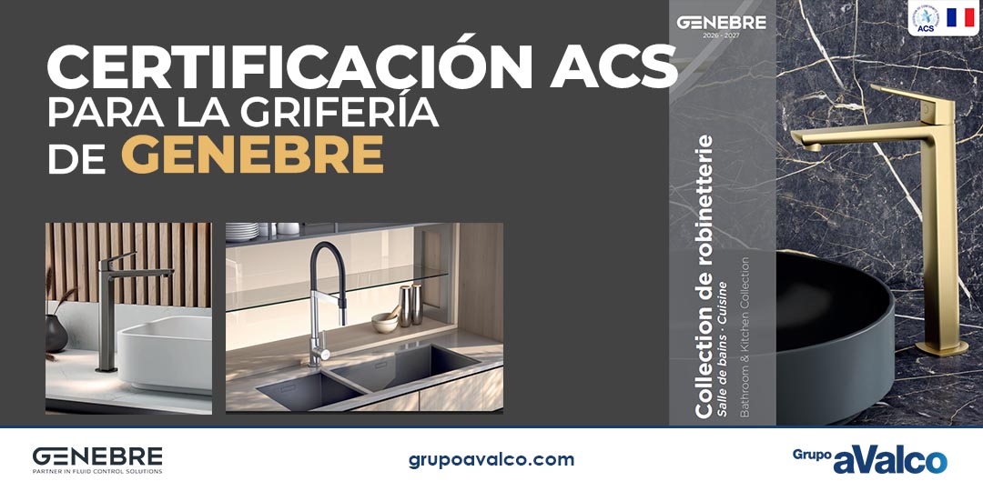 Certificación ACS para la grifería GENEBRE