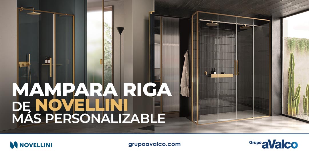 Mampara Riga de NOVELLINI más personalizable