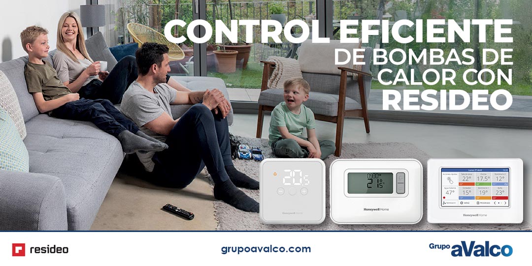 Control eficiente de bombas de calor con RESIDEO