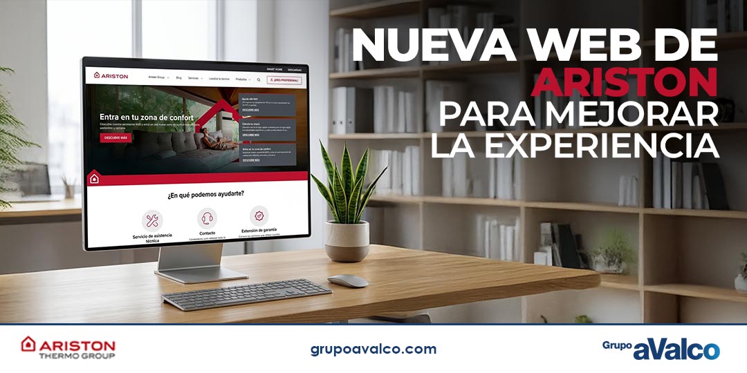 Nueva web de ARISTON para mejorar la experiencia